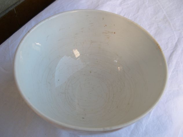 Antica tazza tazzone in ceramica SC Lombarda decorazioni natalizie in oro - Foto 5