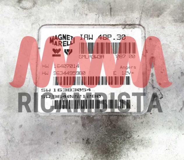 9634495980 IAW48P.30 Peugeot 406 2.0 centralina motore Magneti Marelli - Foto 2