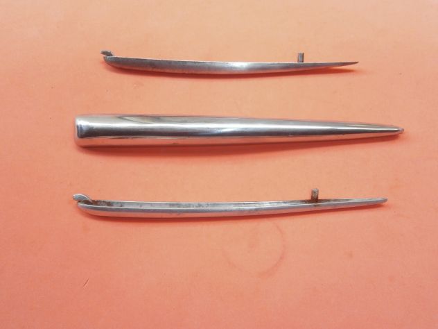 KIT 3 PROFILI BAFFI RIVESTIMENTO ANTERIORE FIAT 600 VETRI SCORREVOLI FIAT 600D F - Foto 2