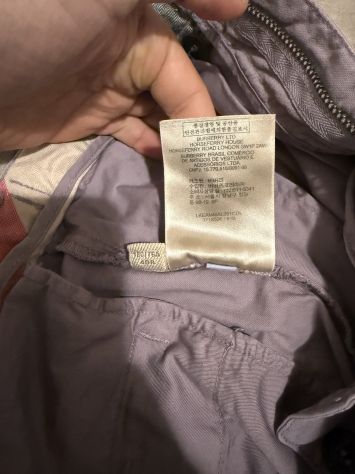 Pantalone burberry brit viola - Foto 6