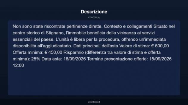 Immobile in asta di 4 m² in vendita a Stignano - Foto 10