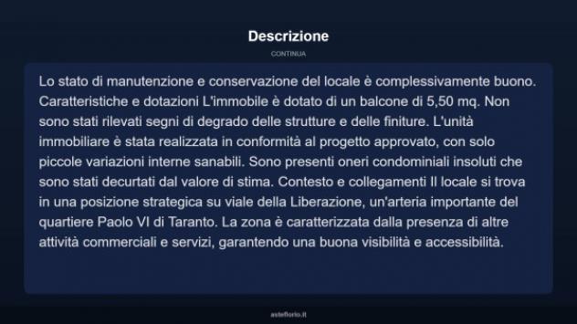 Immobile in asta di 114 m² in vendita a Taranto - Foto 5