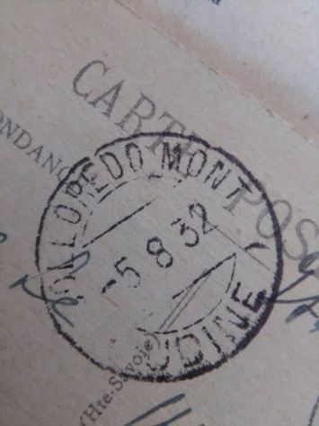 lotto di 6 antiche cartoline provenienza estera verso italia an 30 - Foto 10