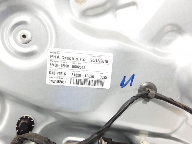 MOTORINO ALZAVETRO ANTERIORE DESTRA KIA Venga 1° Serie 824801P020 (10) - Foto 2