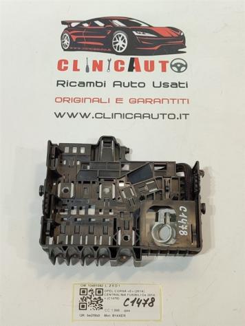 CENTRALINA PORTA FUSIBILI OPEL Corsa E 3° Serie 13491092 B14XER bifuel/gas 1398 (15) - Foto 2