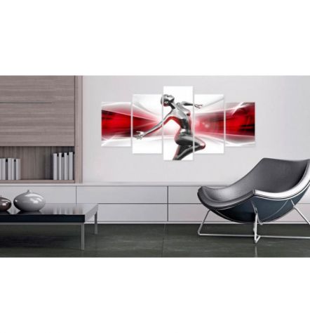 Quadro Con Una Ballerina Cm. 100x50 E 200x100 - ARREDALACASA - Foto 2
