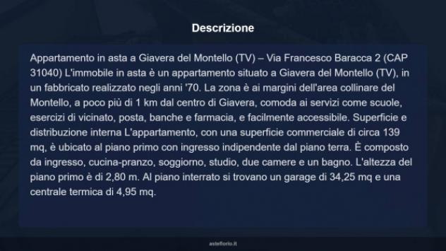 Immobile in asta di 139 m², box auto in vendita a Giavera del Montello - Foto 18