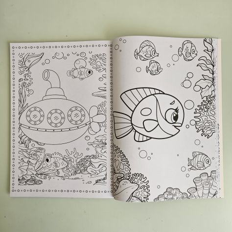 Libro da Colorare, Colouring Book - Tartaruga A4 - 2026 - TRACCIATA!! - Foto 4