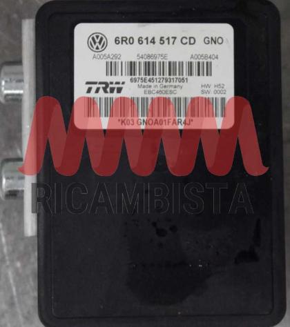6R0 614 517 CJ Skoda Rapid centralina ABS truppo pompa TRW