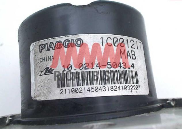 10.0214-5043.4 Piaggio Vespa MP3 centralina gruppo pompa ABS