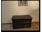 Antica Cassapanca / Comò Madia Lucana in Noce - Fine '800 - Legno Massello