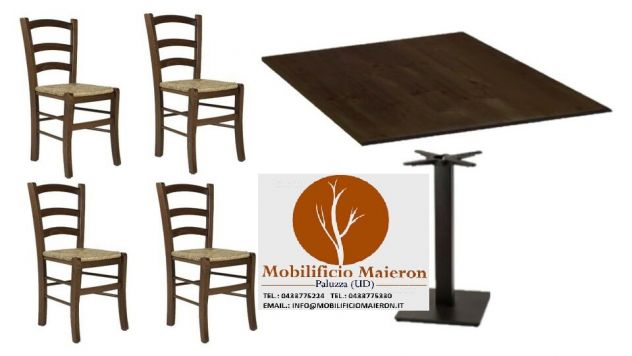 Set Brescia Tavoli Sedie Arredamento Bar Ristorante Pub Pizzeria cod512