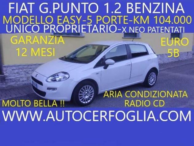 FIAT Punto 5p 1.2 Easy-UNICO PROPRIETARIO!!! rif. 22854054