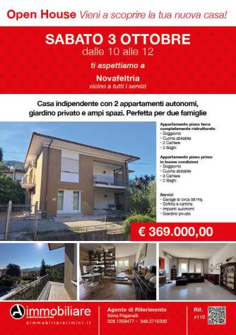 Bifamiliare in vendita a Novafeltria