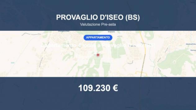 Immobile in asta di 60 m², box auto in vendita a Provaglio d'Iseo