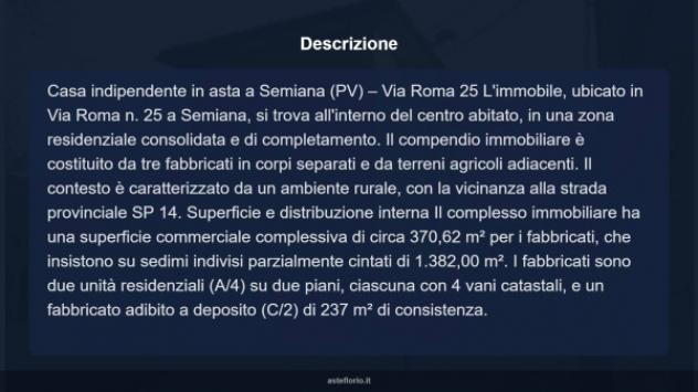 Immobile in asta di 370 m² con più di 5 locali in vendita a Semiana - Foto 16