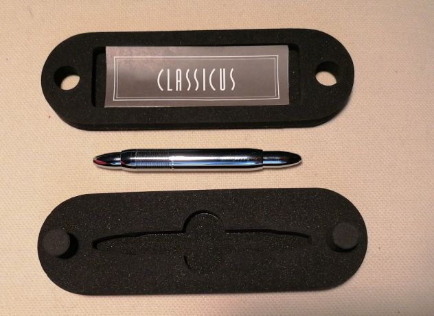 Hugo Boss Classicus penna a sfera estraibile inox design - Foto 3