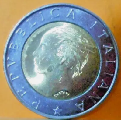 Moneta 500 Lire IFAD 1978 1998 Bimetallica Italia Rarissima Da Collezione. - Foto 2