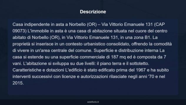 Immobile in asta di 187 m² con più di 5 locali in vendita a Norbello - Foto 5