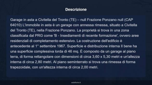 Immobile in asta di 46 m² in vendita a Civitella del Tronto - Foto 10