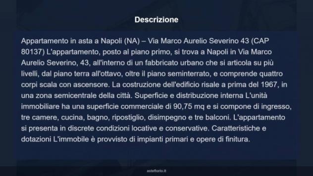 Immobile in asta di 91 m² in vendita a Napoli - Foto 16