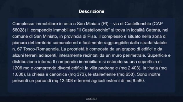 Immobile in asta di 1206 m² in vendita a San Miniato - Foto 10
