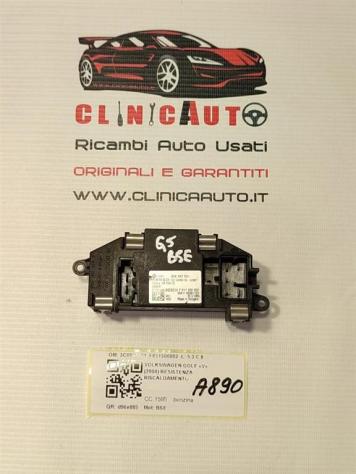RESISTENZA RISCALDAMENTO VOLKSWAGEN Golf 5 Berlina 3C0907521 F011500002 (0308) - Foto 2