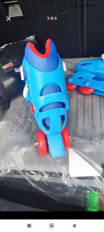 Roller Dechatlon 3 rotelle protezioni complete - Foto 3