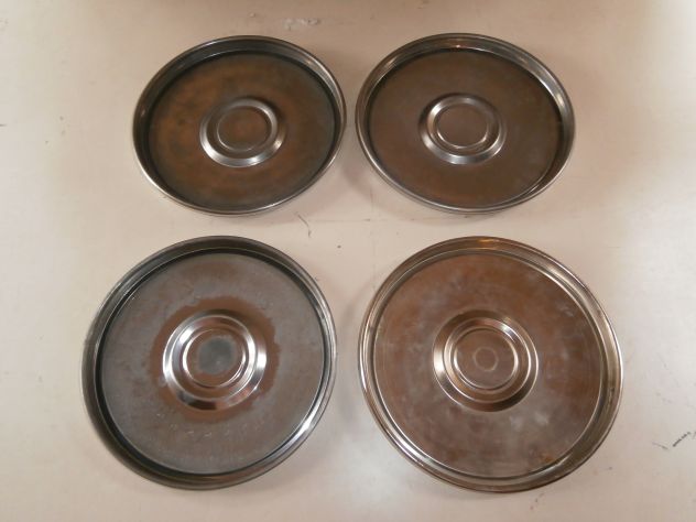 SET 4 COPPE RUOTA PER AUTOBIANCHI A112 ELEGANT PRIMA SERIE WHEL CUPS A112 ELEG - Foto 4