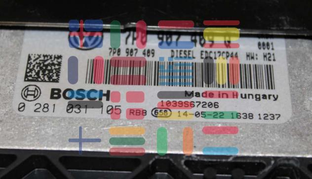 0281031105 7P0907409Q Volkswagen Touareg 4.2 centralina motore Bosch - Foto 2