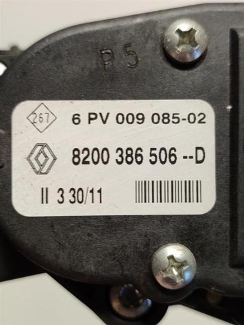 PEDALE ACCELERATORE DACIA Duster 1° Serie 8200386506 6PV009085-02 K9K896 (1017) - Foto 3