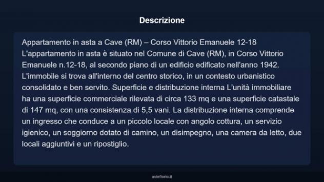 Immobile in asta di 133 m² in vendita a Cave - Foto 6