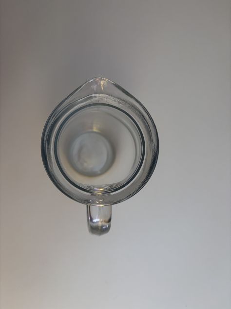 CARAFFA/BROCCA COME NUOVA MA VINTAGE IN VETRO SPESSO TRASPARENTE MARCA PASABAHCE - Foto 6