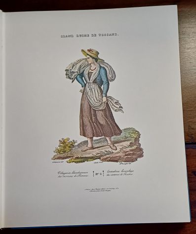 SOUVENIR DE ITALIE, COLLECTIONS DE COSTUMES DES DIVERSES PROVINCES DU GRAN DUCHE - Foto 3