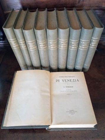 S.Romanin - STORIA DOCUMENTATA DI VENEZIA