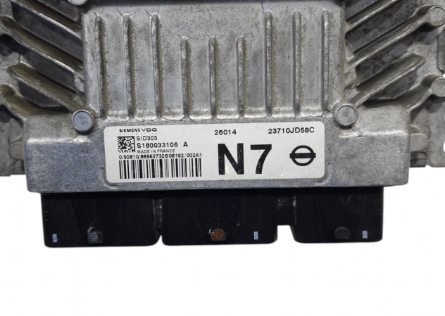 CENTRALINA MOTORE NISSAN Qashqai 1° Serie 23710-JD58C K9K Diesel 1500 (0609) - Foto 6