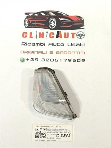 FRECCIA SPECCHIETTO RETROVISORE DX MERCEDES Sprinter W906 3° Serie 536104 085691120 646985 (06)