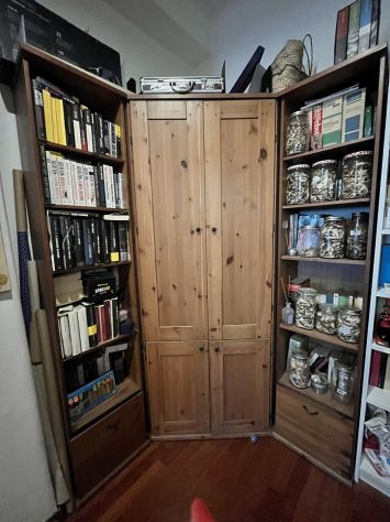 Mobile studio IKEA ALVE completo – angolare + libreria + cassettiere