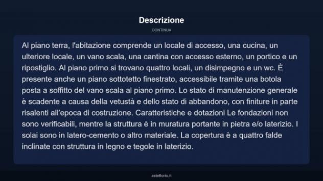 Immobile in asta di 216 m² con più di 5 locali in vendita a Pietra de' Giorgi - Foto 13