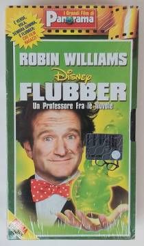 Videocassetta VHS FLUBBER Un professore fra le nuvole con Robin Williams nuovo
