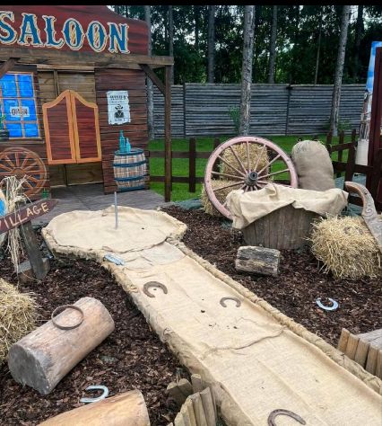 Noleggio scenografia country western balle di paglia - Foto 4