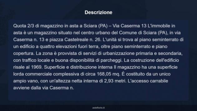 Immobile in asta di 168 m² in vendita a Sciara - Foto 10
