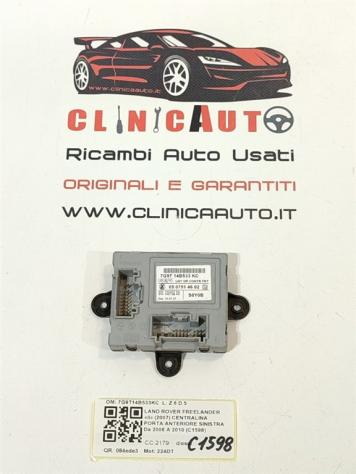 CENTRALINA PORTA SX GUIDA LAND ROVER Freelander 3° Serie 7G9T14B533KC 224DT (0611)