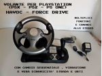 Volante Playstation PSX, Ps2 (HAVOC) con cambio. (vintage, anno 2003)