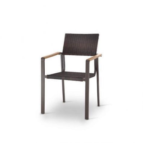 Sedia esterno cod 8042 in polietilene / alluminio