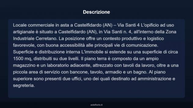 Immobile in asta di 1500 m² in vendita a Castelfidardo - Foto 9