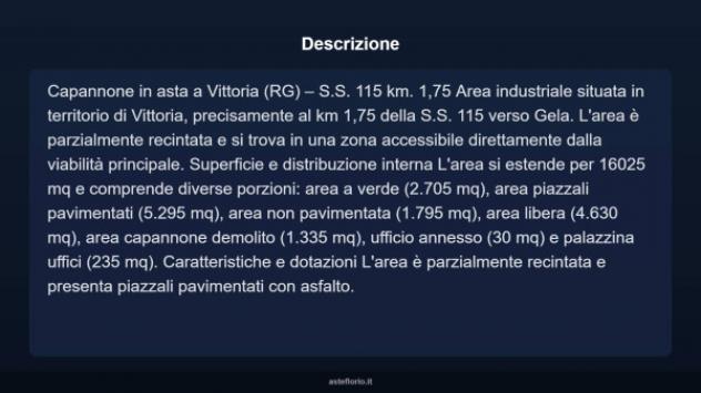Immobile in asta di 16025 m² in vendita a Vittoria - Foto 4