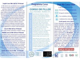 CORSO FILLER FULL FACE TFT DOTT. ROSSANI - 2026 - ROMA, MILANO