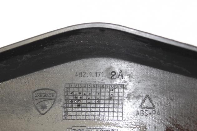 COVER TELAIO ANTERIORE SINISTRA DUCATI HYPERMOTARD 939 SP 2016 - 2018 48211702A FRONT LEFT FRAME COVER PICCOLO GRAFFIO - Foto 4