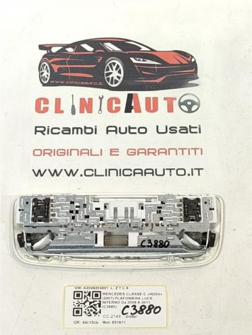 PLAFONIERA MERCEDES Classe C Berlina W204 A2048204901 651911 (07) - Foto 2
